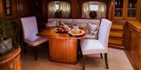 TIGA-BELAS yacht charter: TIGA BELAS - dining area