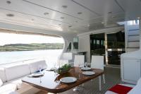 CANEREN yacht charter: Aft Seating Area