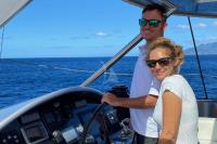 CARTOUCHE yacht charter: Pauline & Sebastien