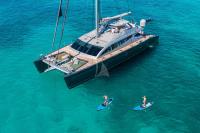 CARTOUCHE yacht charter: At anchor - Â© Stuart Pearce