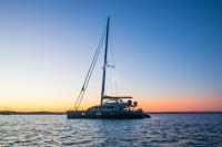 CARTOUCHE yacht charter: At night - Â© Stuart Pearce