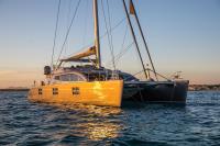 CARTOUCHE yacht charter: At anchor - Â© Stuart Pearce