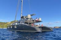 CARTOUCHE yacht charter: At anchor