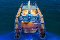 CARTOUCHE yacht charter: At night - Â© Stuart Pearce