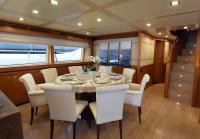 BEST-OFF yacht charter: Dining Area for 8