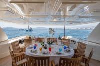 BEST-OFF yacht charter: Main Deck Exterior Dining