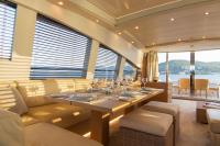 SUN-ANEMOS yacht charter: Formal Dining