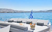 SUN-ANEMOS yacht charter: Aft Deck - Sunbeds