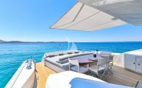 SUN-ANEMOS yacht charter: Aft Deck