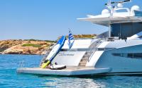 SUN-ANEMOS yacht charter: Swimming platform