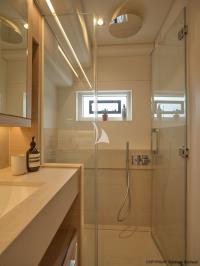 KAJIKIA yacht charter: KAJIKIA guests bathroom