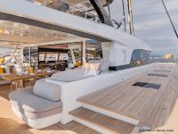 KAJIKIA yacht charter: Lagoon 77 on deck