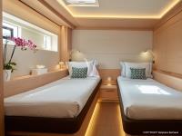 KAJIKIA yacht charter: KAJIKIA double cabin converted onto twin