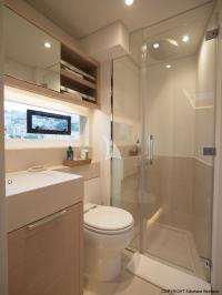 KAJIKIA yacht charter: KAJIKIA guests bathroom