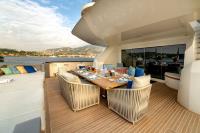 GEMS-II yacht charter: Aft deck