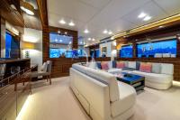 GEMS-II yacht charter: main saloon