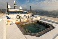 GEMS-II yacht charter: Jacuzzi foredeck