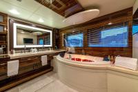 GEMS-II yacht charter: master bath