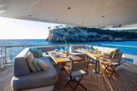 DELTA-ONE yacht charter: aft deck