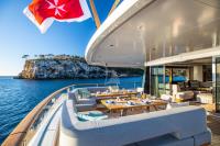 DELTA-ONE yacht charter: aft deck