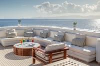 ZALIV-III yacht charter: Sundeck - Lounge area
