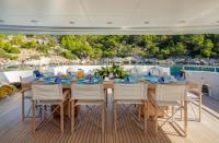 ZALIV-III yacht charter: Dining area