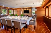 ZALIV-III yacht charter: Dining area II