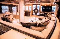 ZANZIBA yacht charter: Main saloon