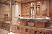 ZANZIBA yacht charter: Master cabin bathroom