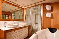 TENACITY yacht charter: Master Bathroom