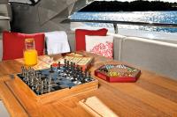 TENACITY yacht charter: Games onboard