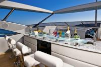 TENACITY yacht charter: Sun Deck Bar
