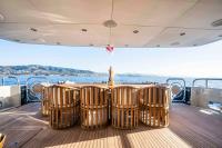 TENACITY yacht charter: Main Deck Aft Dining