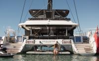 SOLEANIS-II yacht charter: Aft view