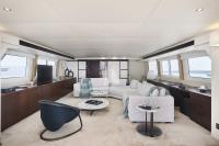 SENSEI yacht charter: main saloon forward