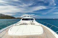 JAJARO yacht charter: Bow sunpad