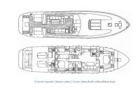 CIKILA yacht charter: Cikila Layout