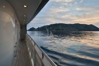 INDIAN yacht charter: main deck right exterior corridor