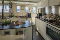 INDIAN yacht charter: the galley