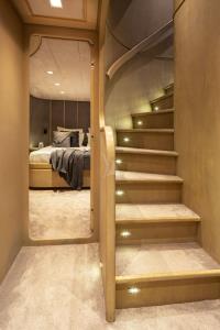 SUMMER-FUN yacht charter: Stairway to Lower Deck