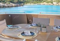 SUMMER-FUN yacht charter: Aft Deck Dining Area