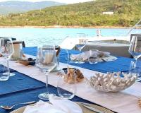 LOOMA yacht charter: LOOMA - Cockpit table