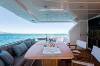 PIOLA yacht charter: Aft deck other view