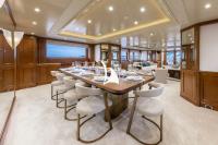 COME-PRIMA yacht charter: COME PRIMA dining