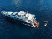 MEDUSA yacht charter: Aerial with toys