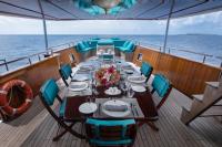KALIZMA yacht charter: Aft deck