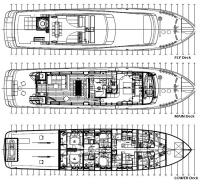 IROCK yacht charter: layout