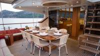SERENITY-86 yacht charter: AFT SEATING