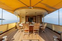 DP-MONITOR yacht charter: Al fresco area