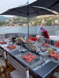 MY-JFF yacht charter: Table
